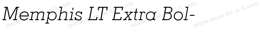 Memphis LT Extra Bol字体转换